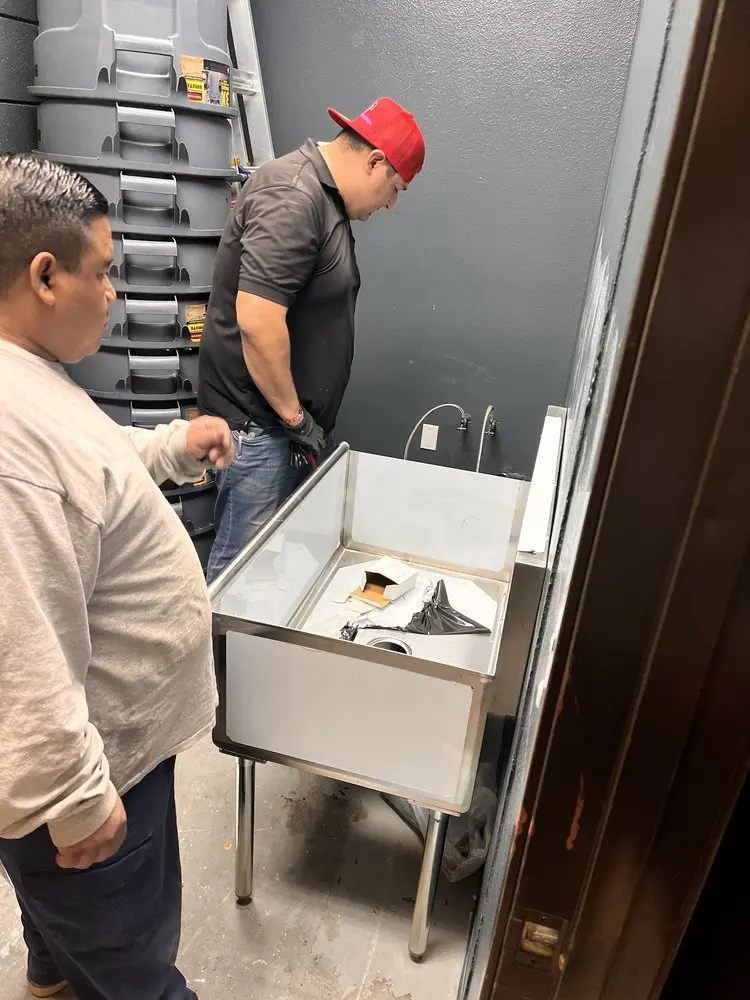 Commercial plumbing and sink installation in Hidden River